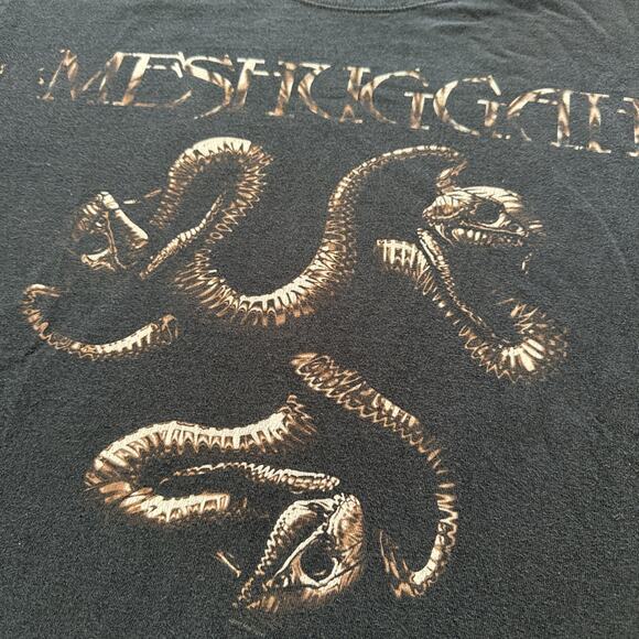 ALTERED LARGE Meshuggah Vintage 2005 Shirt Adult Size Catch 33 Black Tour - Picture 2 of 11